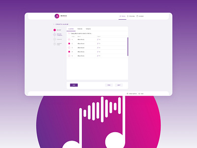 Musica crm dashboard mobile app product design ui ux web