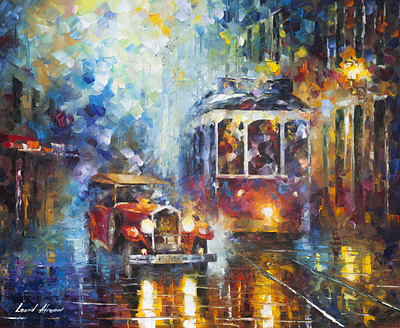 OLD SAN FRANCISCO — oil painting on canvas leonidafremov