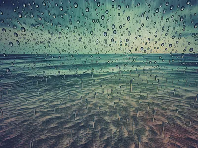 Abstract illustration / rain design graphic design illustration rain vector