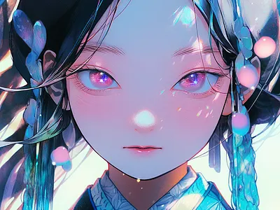 Fantasy girl cartoon design girl graphic design illustration vector