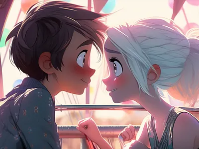 Illustration / love cartoon design graphic design illustration love vector