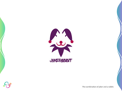 Joker Rabbit Logo animal brand design brand designer buffoon bunny clown comedian hare joke joker logo design logo designer logo for sale logo idea logo inspiration logomark logotype pet rabbit zzoe iggi
