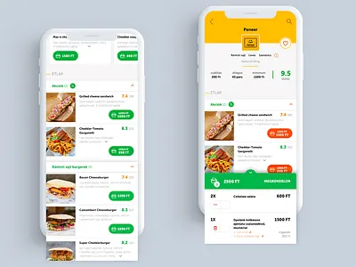 Pizza order iOS application design ios mobile ui
