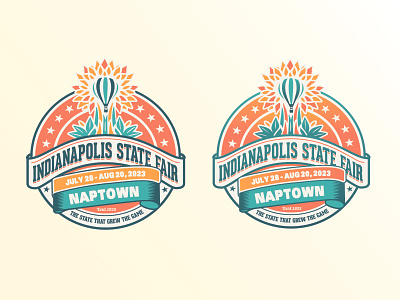 Indianapolis Fair Logo Concept badge ballons branding design fair graphic design indiana indianapolis logo sticker vector