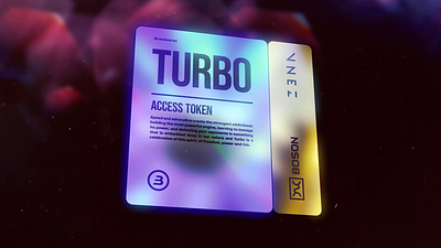 Access Token Animation: Turbo animation branding design graphic design logo motion graphics typography