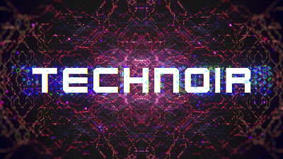 Technoir Title Animation Sequence animation branding logo motion graphics typography