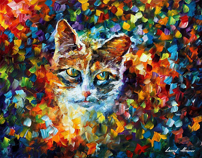 CHARMING CAT leonidafremov