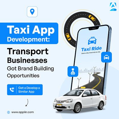 Taxi App Development appdevelopment appikrlabs branding driver graphic design motion graphics taxi taxiapp taxidriver