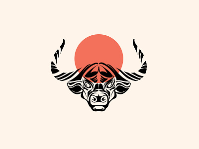Buffalo Logo branding design graphic design illustration logo symbol symbol logo ui vector