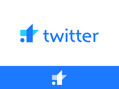 Twitter redesign - 't'+bird bird brand branding illustrator logo minimal redesign twitter
