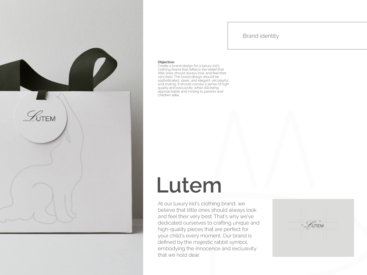 Lutem \ Brand brand brand identity branding design graphic design illustration logo