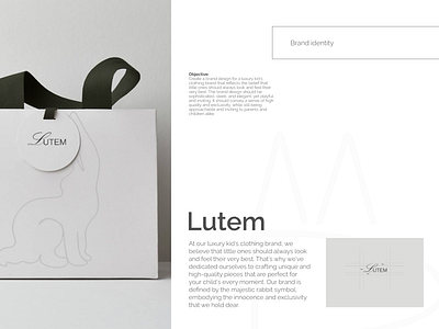 Lutem \ Brand brand brand identity branding design graphic design illustration logo