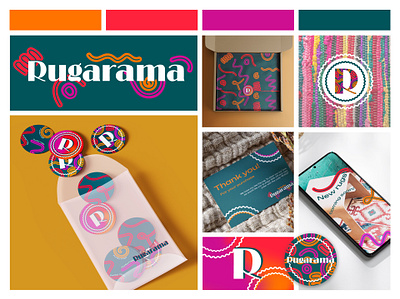 Branding for Rugs shop branding design graphic design illustration logo packaging rugs shop stickers