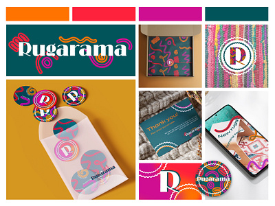 Branding for Rugs shop branding design graphic design illustration logo packaging rugs shop stickers