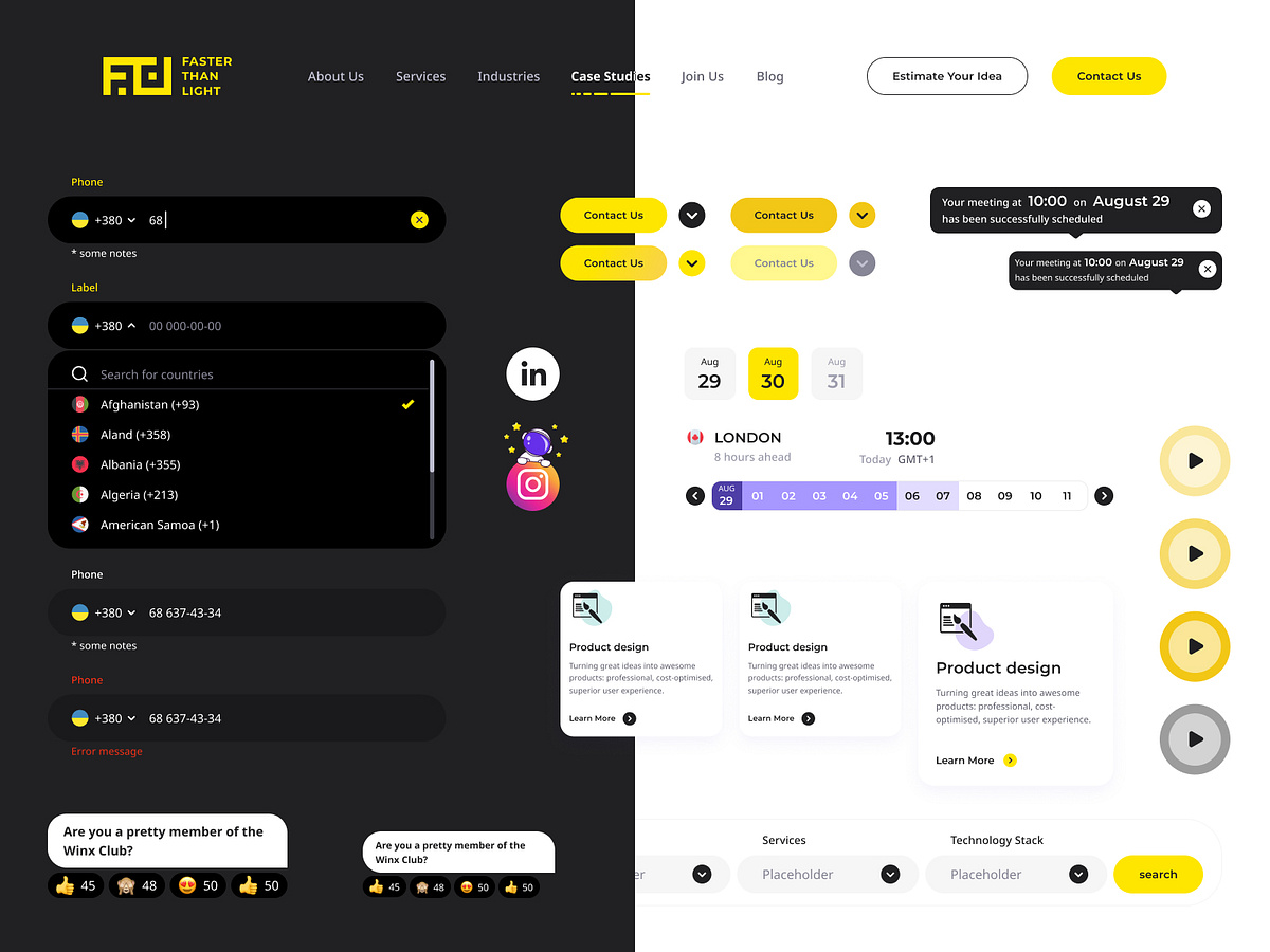Comment UI designs, themes, templates and downloadable graphic elements ...