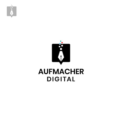 Aufmacher Digital abstract branding consulting design designdaily digital graphic design logo logoconcept logoidea logos pen playful story vector vectorart