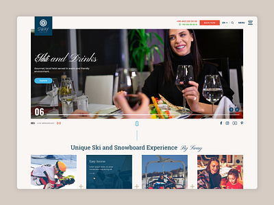 Sway Hotel accordion activity feed banner categories contact event fashion footer gallery header hotel media meeting menu pagination rooms ski ui web design wellnes