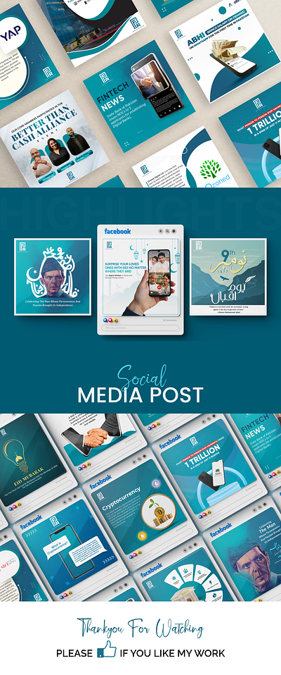 Social Media Posts branding design graphic design illustration logo typography vector