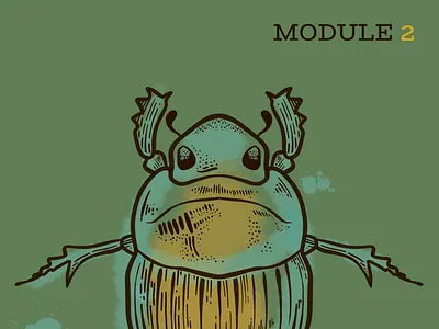 Fearless Farmers Workbook beetle farming graphicdesign illustration natural