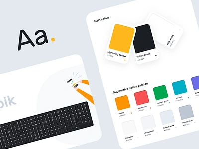 iDo - Design System color palette color scheme color system colors design system rubik typography ui ui design ux ux design