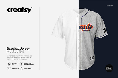 Baseball Jersey Mockup PSD 5k by Andrey Gapon on Dribbble