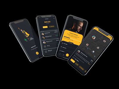 iDo - dark mode screens animation app dark dark mode mobile mobile app motion design motion graphics ui ui design ux ux design