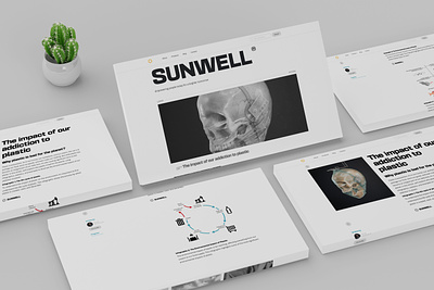 Sunwell: Your Guide to Sustainable Living design inspiration eco friendly education environment environmental awareness green living inspiration plastic pollution sustainability sustainable living uiux design user experience user interface web design website design