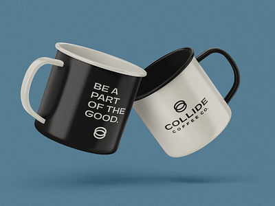 Collide Coffee Co. | Mugs bean bold brand branding coffee collide cup design dominican faith good jesus logo minimal ministry mug nonprofit simple together unique