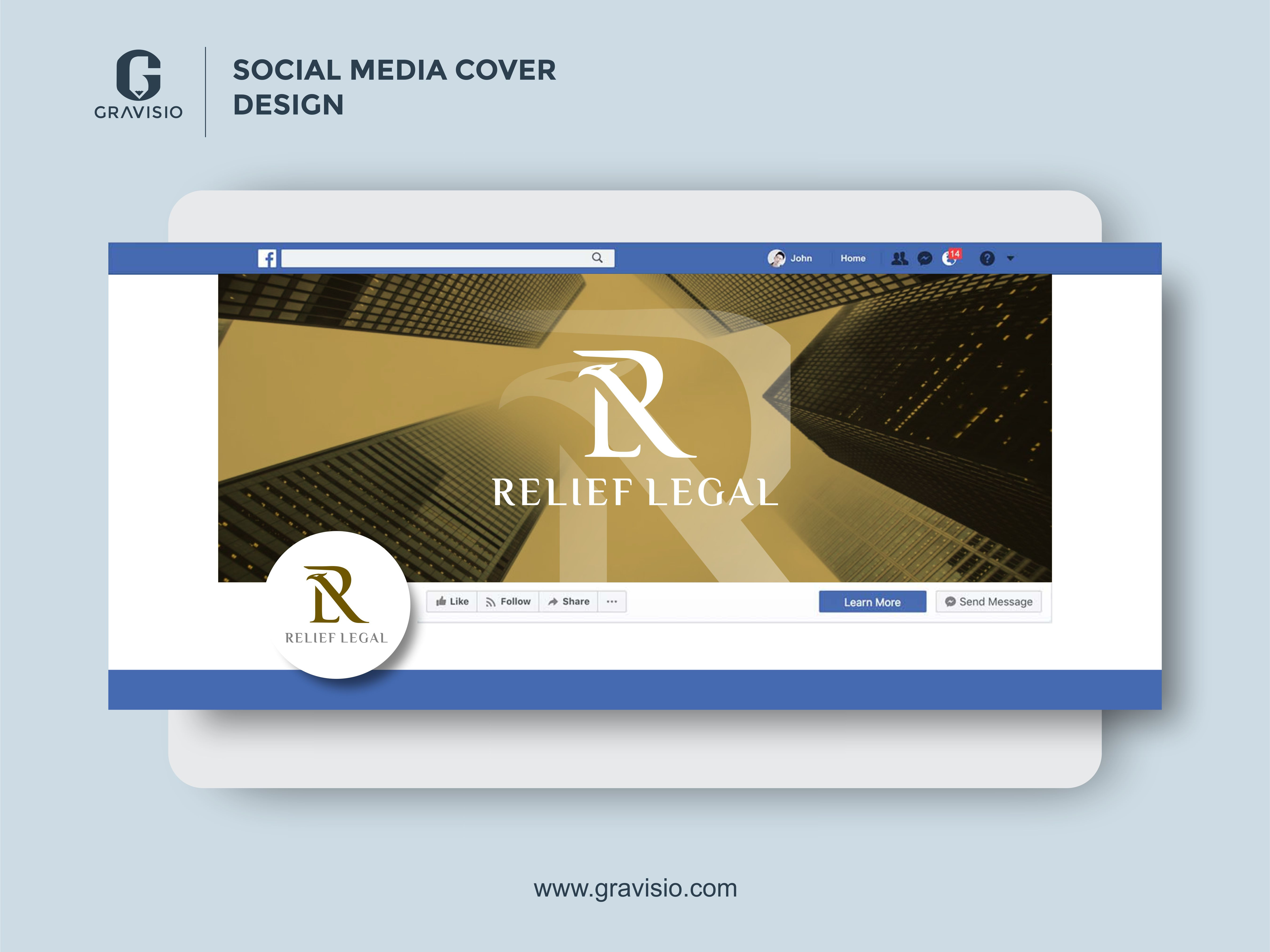 Social Media Cover Design For Relief Legal abdul rohman ardifa brand agency brand design brand identity branding design cover design facebook fb graphic design gravisio illustration logo logo design social media template