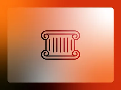 Pillar Icon bible brand branding church clean column design graphic design icon illustration lineart logo minimal pillar preach romans sermon simple vector