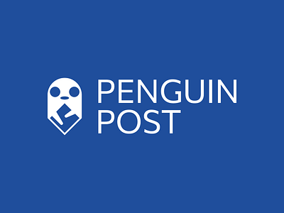 Penguin post - Logo branding design dribbble graphic design identity logo logotype vector visual identity