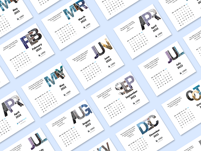 Calendar Design branding graphic design print
