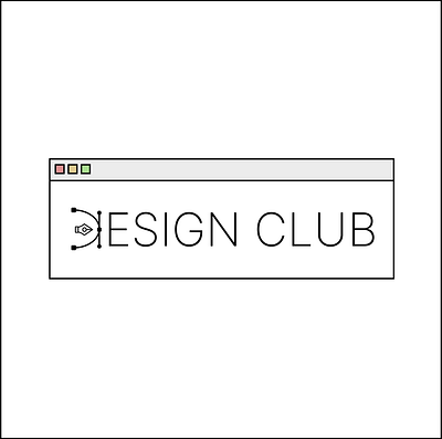 Design club logo design club graphic design logo