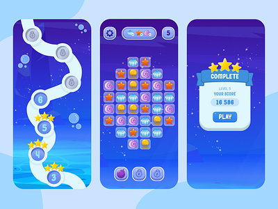 Game UI concept design game graphic design ui