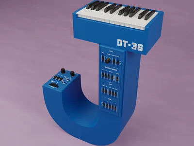 J for 36 days of type 36days j 36daysoftype blender synthesizer