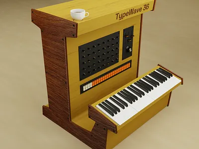 L for 36 days of type 36days l 36daysoftype 3d blender synthesizer typography