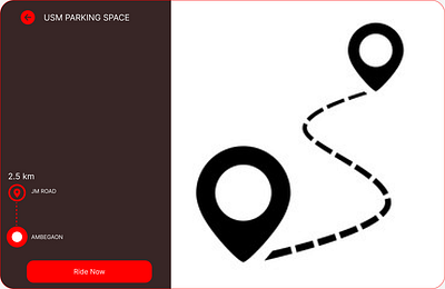 Map design figma landing page ui