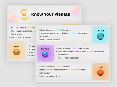 Know your planets bento bento design design figma illustration interaction design lightmode motion design ui web design