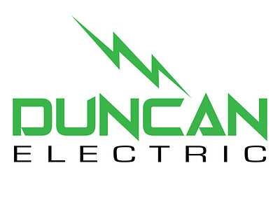 Duncan Electric LLC logo design duncan electric electrical contractor logo logo design by blake andujar