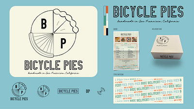 Bicycle Pies bicycle brand design branding california delivery design graphic design illustration logo logo design menu pattern pies responsive logo san francisco sf small business type vector visual identity
