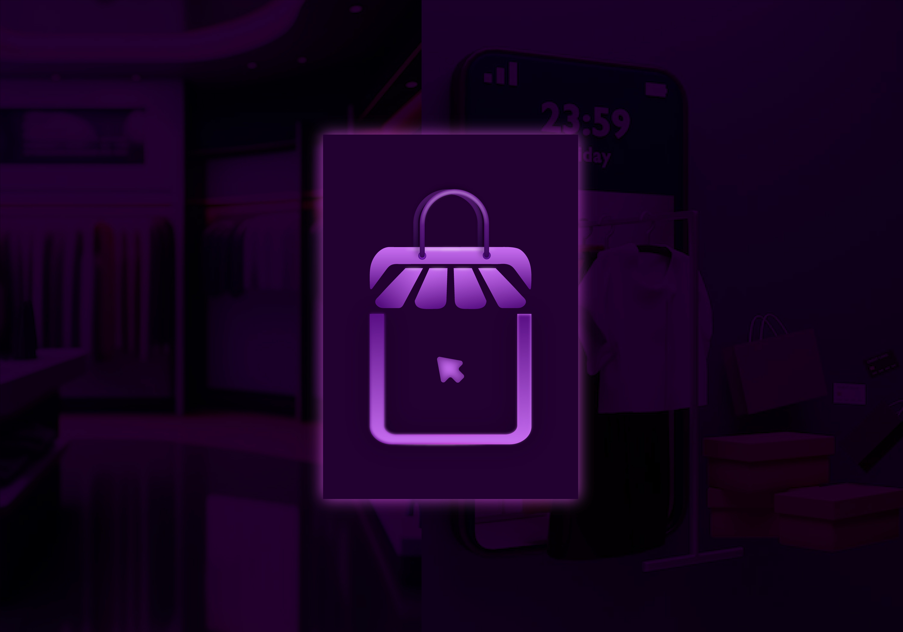 Online Shopping Logo, Logo Design, Modern logo design brand design brand identity branding branding design graphic design graphic designer illustration logo logo design logo design ideas logo design process logo designer logofolio minimal logo design minimalist branding design modern logo design online shopping online shopping logo shop logo vector