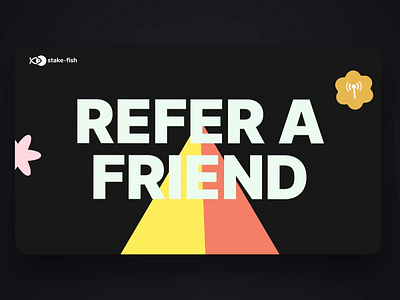 Refer A Friend! | Typography Recruitment Animation animation bitcoin branding defi design eth ethereum graphic design illustration logo