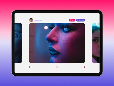 #DailyUI Day 072 Image slider app design ux