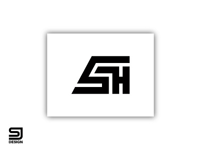 SH Logo Design | SH Monogram brand identity brandmark creative logo design lettermark logo logo design logomark minimal logo minimalist logo monogram logo popular logo sh sh lettermark sh logo sh logos sh monogram