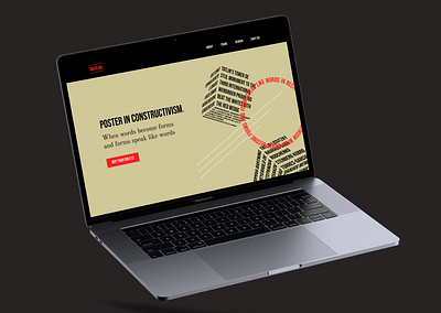 Constructivism online museum art constructivism museum online museum responsive uiux web webdesign