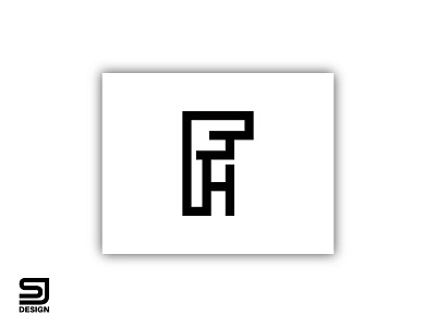 FH Logo | Monogram | Minimal Design brand identity branding creative logo fh fh lettermark fh logo fh logos fh monogram lettermark logo logo design minimal logo minimalist logo monogram logo popular logo simple logo