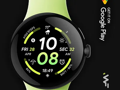 Tempo: Wear OS watch face amoled watch faces amoledwatchfaces android android wear androidwear app google playstore wear os wearos