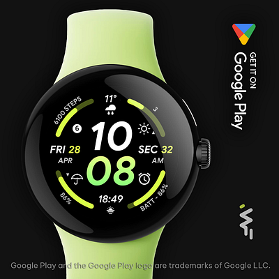 Tempo: Wear OS watch face amoled watch faces amoledwatchfaces android android wear androidwear app google playstore wear os wearos