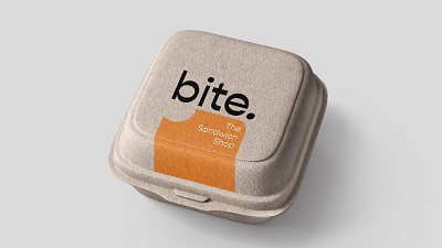 bite. The Sandwich Shop. branding design graphic design hamburger logo packaging restaurant sandwichshop