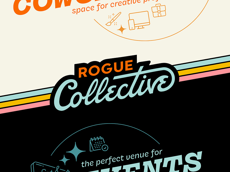 Rogue Collective / Brand Guidelines branding graphic design logo typography